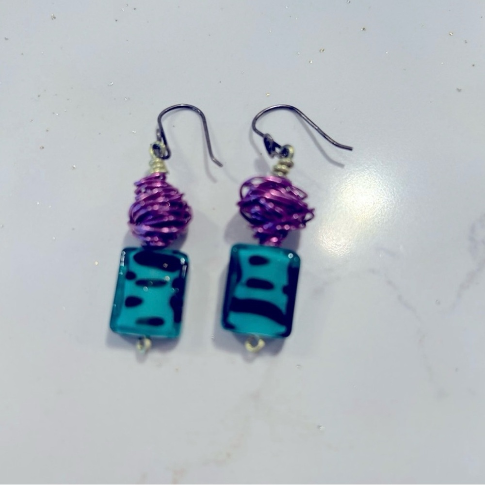 Set of 12 pairs of handmade earrings